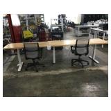 Lab Desk With Lab Chairs