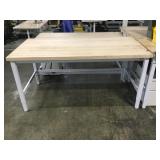 Lab Desk With Filing Cabinet and Chair