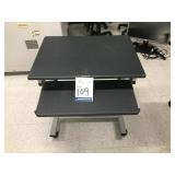 Small adjustable desk