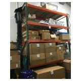 Warehouse storage shelving