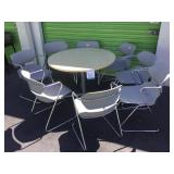 Round Pedestal Cafe Table