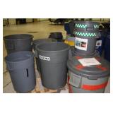 Round Trash Cans
