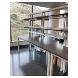 Lab Work Bench w/ Shelves