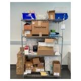Various Supplies w/ Metro Rack