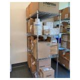 Various Supplies w/ Metro Rack