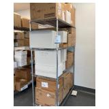 Various Supplies w/ Metro Rack