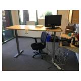 Lot office with contents