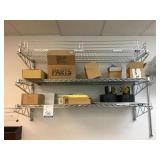 Stainless Steel Metro racks bolted to wall