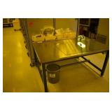 Stainless steel table