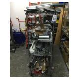 Metro Cart with Contents, Scrap Metal