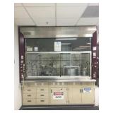 Fume Hood with Contents