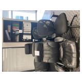 Office Chairs and Book Shelf