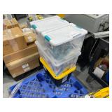 Plastic Bins w/ Miscellaneous
