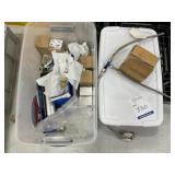 Plastic Bin w/ Contents