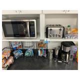 Microwave Oven, Toaster, Coffee Maker
