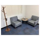 Armchairs, File Cabinets, Coffee Table & Cloth Rac