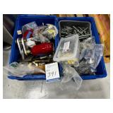 Plastic Bins w/ Miscellaneous