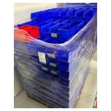 Pallet w/ Stackable Bins