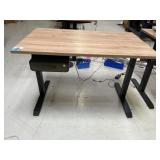 Electric Height Adjustable Standing Desk w/ storag