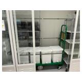 Metal Racks and Cart