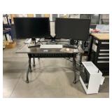 ASUS Monitors W/ mobile desk