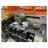 Metal Rack with Contents
