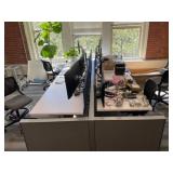 4 Electric Rising desks Workstation