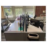4 Electric Rising desks Workstation