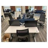 5 Person Electric Desk Workstation