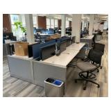 4 Electric Rising desks Workstation
