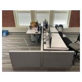 3 Electric Rising desks Workstation