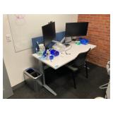 Adjustable Height Desk Set