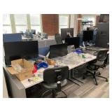 4 Electric Rising desks Workstation