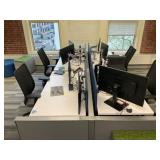 4 Person Electric Desk Workstation