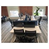 5 Person Electric Desk Workstation