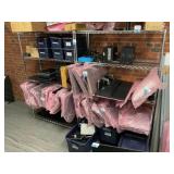 Wire Shelving Units, Table and Server Rack (No Con