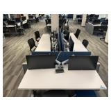 5 Person Electric Desk Workstation