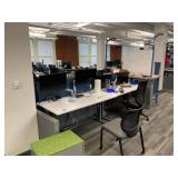 4 Electric Rising desks Workstation