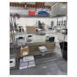 6ft wide wire rack with components  (Berkeley - CA