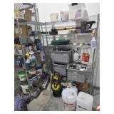 Shelving with cleaning supplies (Berkeley - CA)