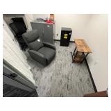 Sofa, Refrigerator, Cabinet, Desk and Chair