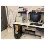 Dell PC, Lab Desk, Laser Printer