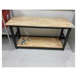 Wood top work table