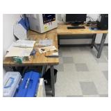 L shaped Lab Bench
