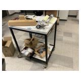 Custom rolling lab bench