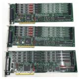 Lot of 3 pcs. Contec/Acces PCI-DA1216 Rev F and Re