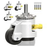 Leveling Stem Caster -Heavy Duty - Set of 4 (Oakla