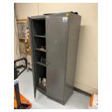 Storage Cabinet with Contents