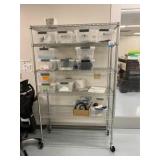 Wire Shelving Units w/ Contents