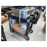 Cart with Contents, Plastic Sheething